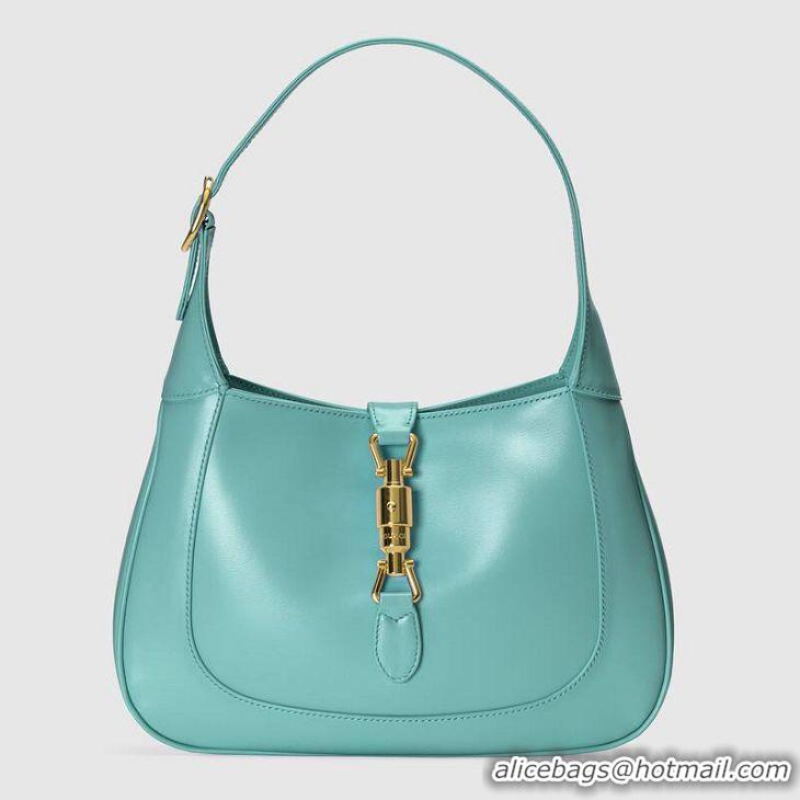 Good Quality Gucci Jackie 1961 small hobo bag 636709 sky blue