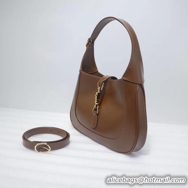 Super Quality Gucci Jackie 1961 small hobo bag 636709 brown