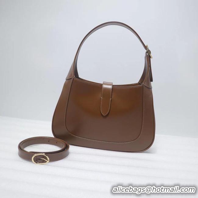 Super Quality Gucci Jackie 1961 small hobo bag 636709 brown