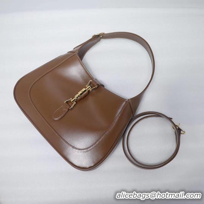 Super Quality Gucci Jackie 1961 small hobo bag 636709 brown