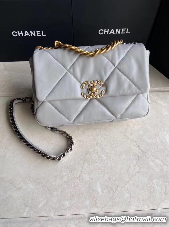 Top Design Chanel 19 flap bag AS1160 grey