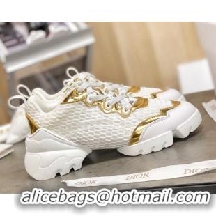 Good Quality Dior D-Connect Sneakers in White/Black Mesh 22027