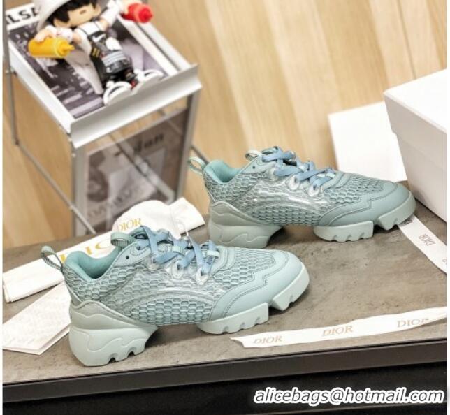 Good Looking Dior D-Connect Sneakers in Blue Mesh 22027