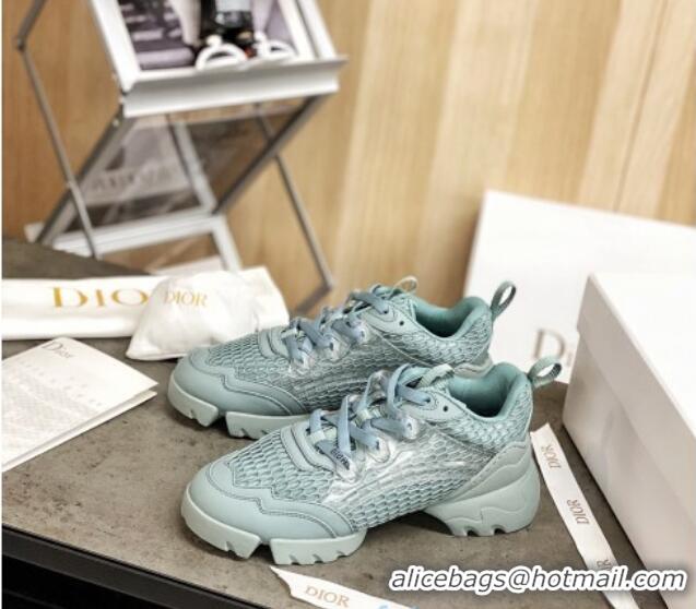 Good Looking Dior D-Connect Sneakers in Blue Mesh 22027