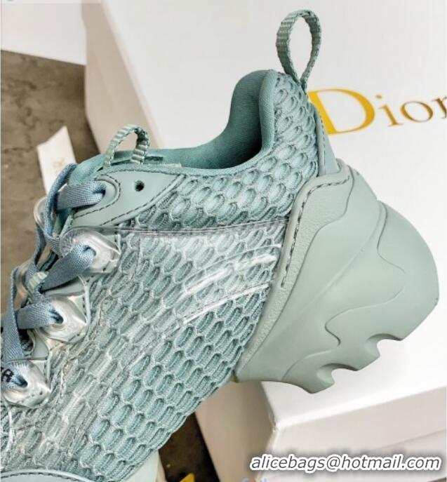 Good Looking Dior D-Connect Sneakers in Blue Mesh 22027