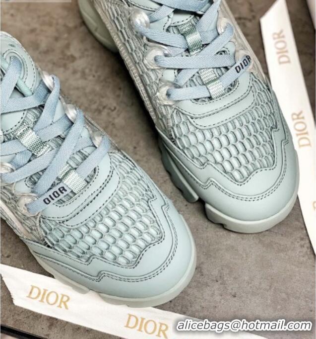 Good Looking Dior D-Connect Sneakers in Blue Mesh 22027