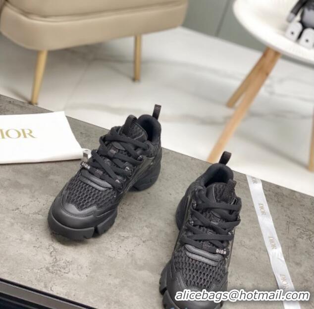 Best Dior D-Connect Sneakers in Black Mesh 22027