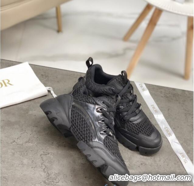 Best Dior D-Connect Sneakers in Black Mesh 22027