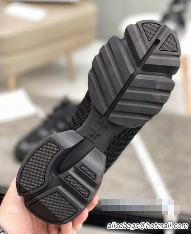 Best Dior D-Connect Sneakers in Black Mesh 22027