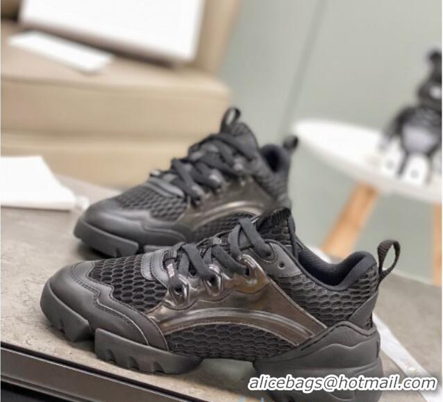 Best Dior D-Connect Sneakers in Black Mesh 22027