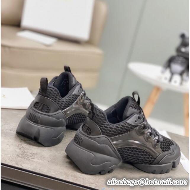 Best Dior D-Connect Sneakers in Black Mesh 22027