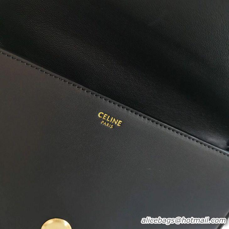 Cheapest Celine SMALL CLASSIC BAG IN BOX CALFSKIN CL91373 black