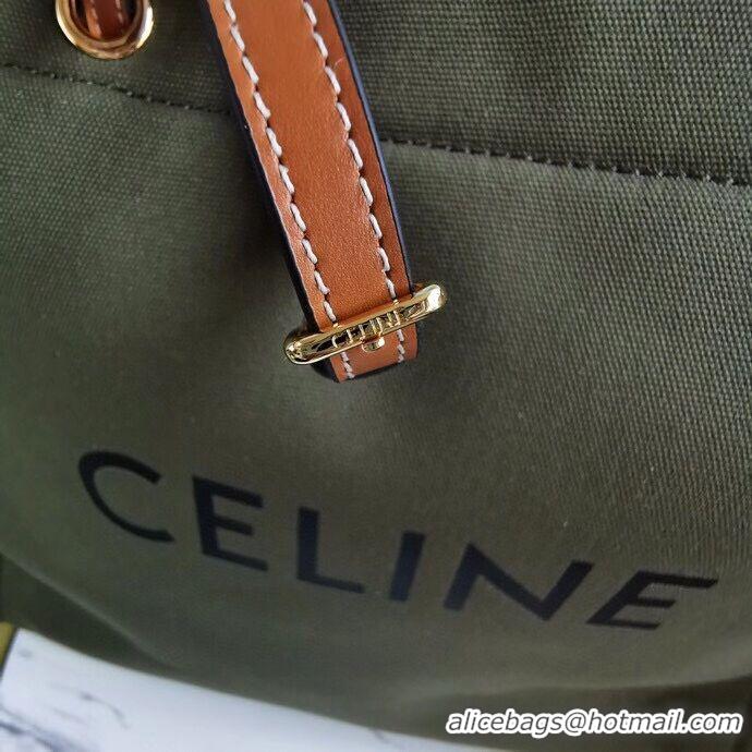 Top Design Celine Original Leather shopping Bag CL92172 blackish green