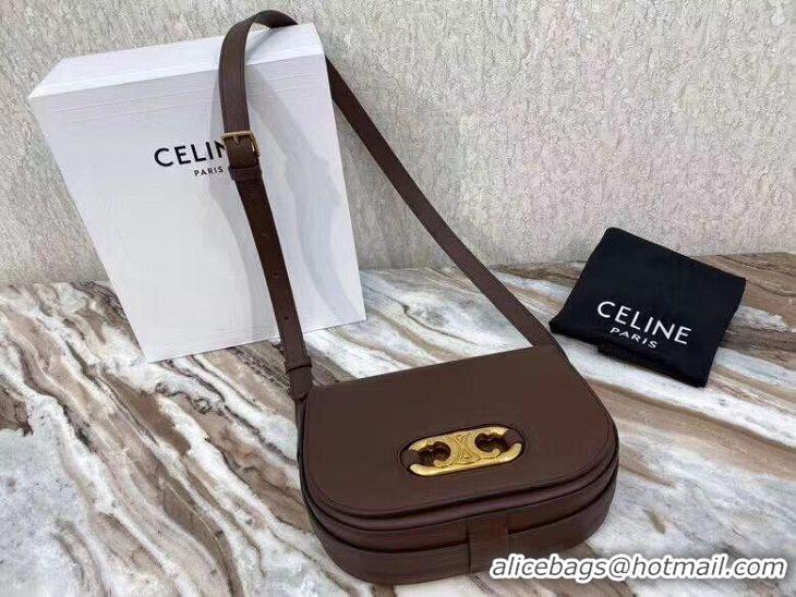 Buy Discount CELINE Original Leather Bag CL93123 brown