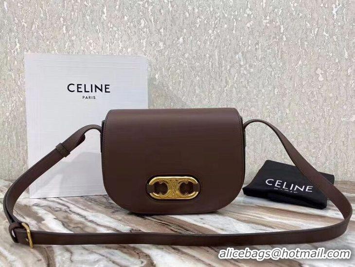 Buy Discount CELINE Original Leather Bag CL93123 brown