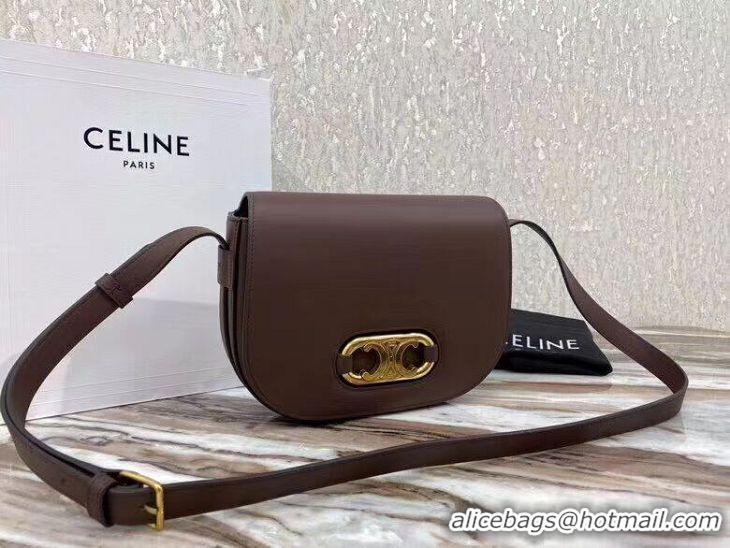 Buy Discount CELINE Original Leather Bag CL93123 brown