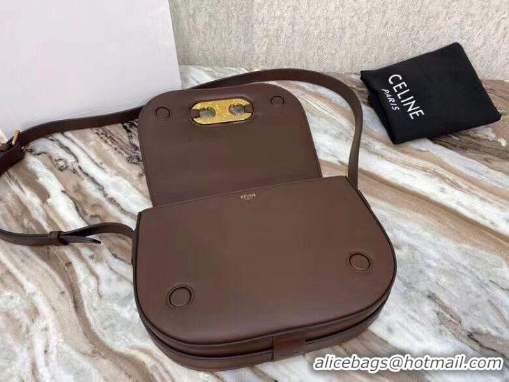 Buy Discount CELINE Original Leather Bag CL93123 brown