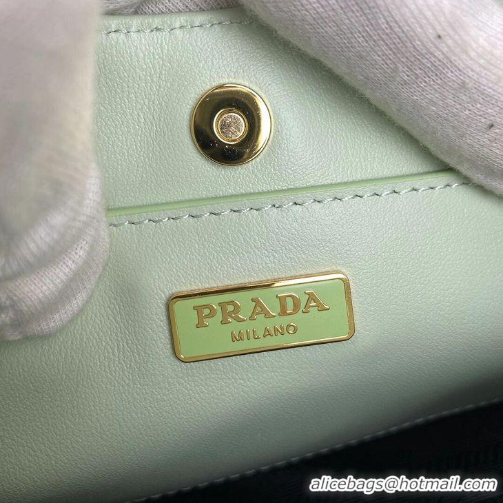 Pretty Style Prada Saffiano leather shoulder bag 2BC148 green