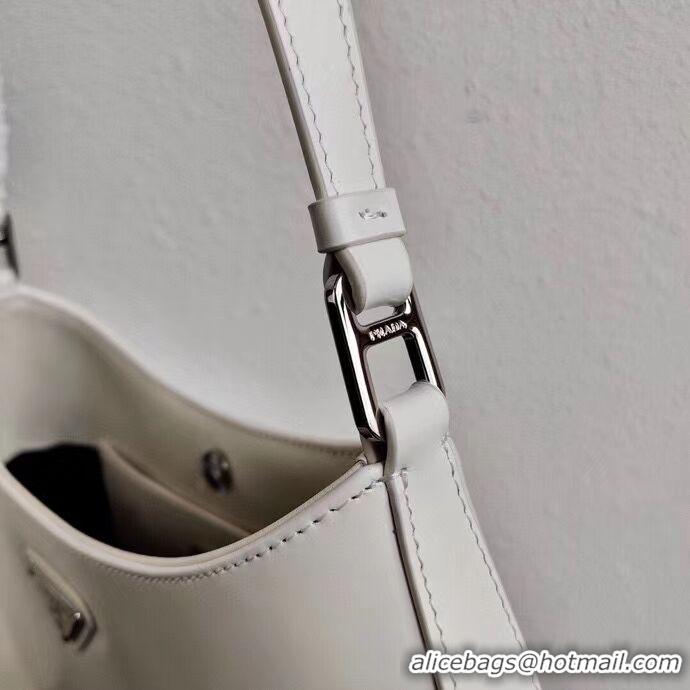 Popular Style Prada Saffiano leather shoulder bag 2BC499 white