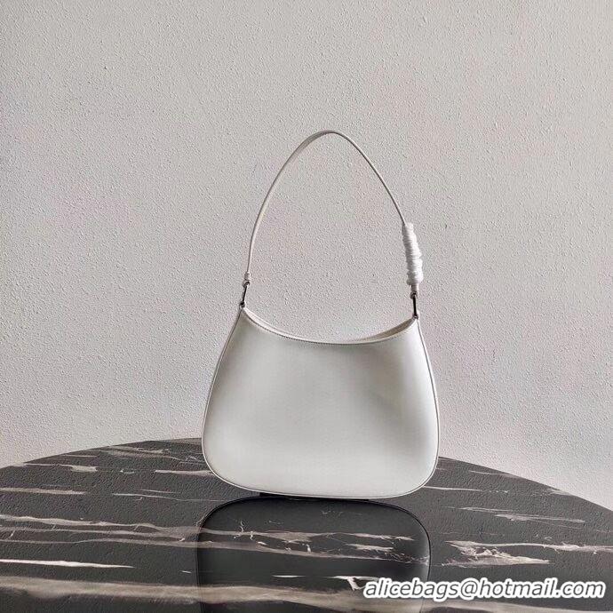 Popular Style Prada Saffiano leather shoulder bag 2BC499 white