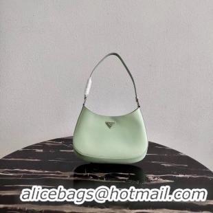 Shop Duplicate Prada Saffiano leather shoulder bag 2BC499 green