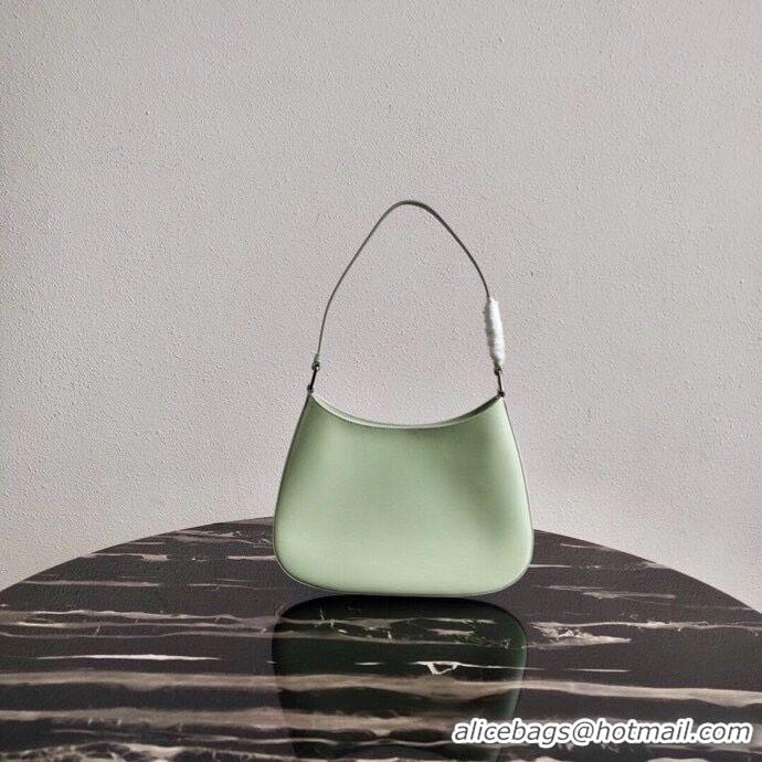 Shop Duplicate Prada Saffiano leather shoulder bag 2BC499 green