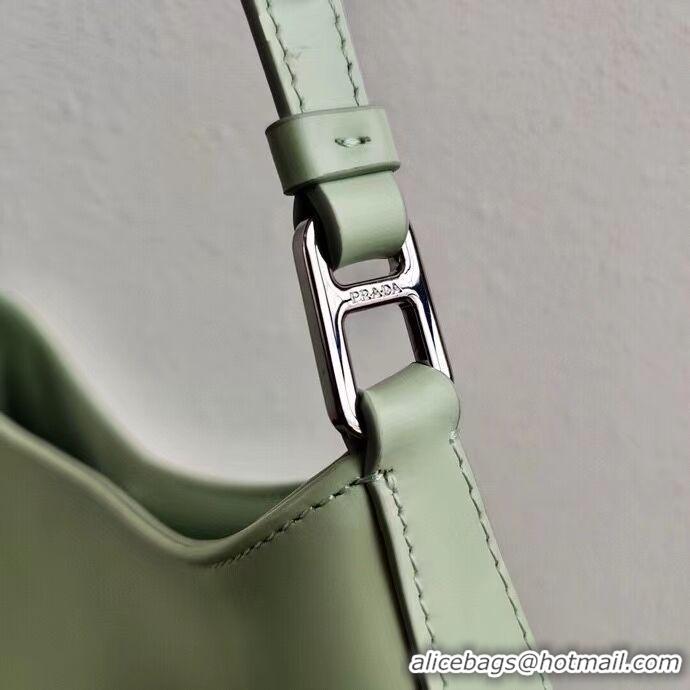 Shop Duplicate Prada Saffiano leather shoulder bag 2BC499 green