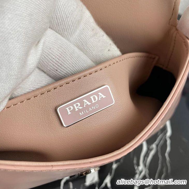 Super Quality Prada Saffiano leather shoulder bag 2BD311 pink