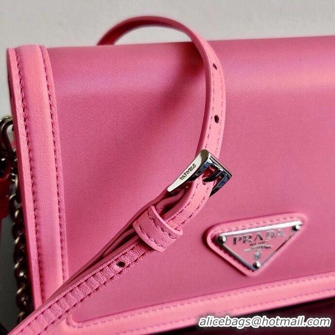 Traditional Discount Prada Saffiano leather shoulder bag 2BP019 rose