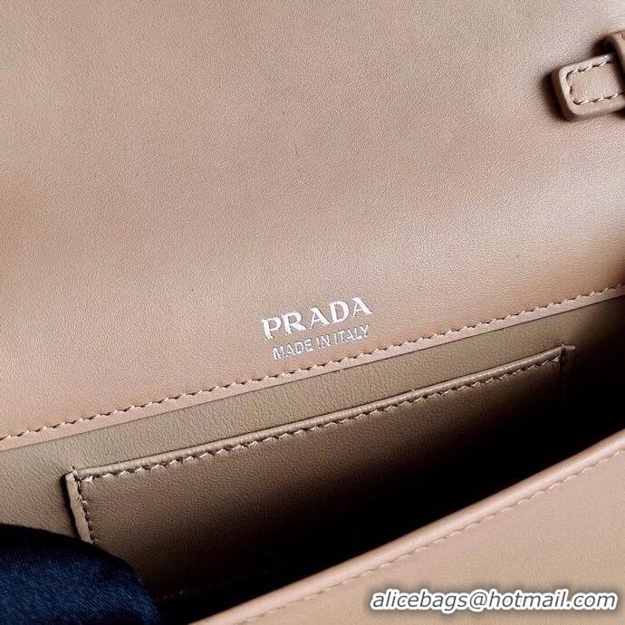 Buy Classic Prada Saffiano leather shoulder bag 2BP019 Biscuits