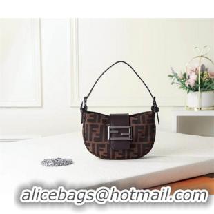 Luxury Cheap FENDI fabric bag F0399 Brown