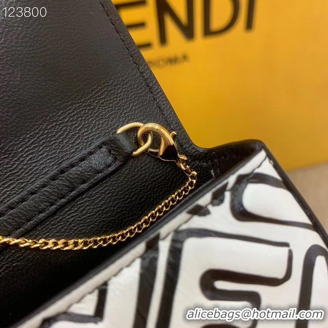 Luxury FENDI NANO BAGUETTE CHARM nappa leather 7AR844