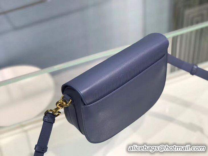 New Style MEDIUM DIOR BOBBY BAG Box Calfskin M9319 Royal Blue