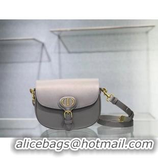 Low Price MEDIUM DIOR BOBBY BAG Box Calfskin M9319 grey