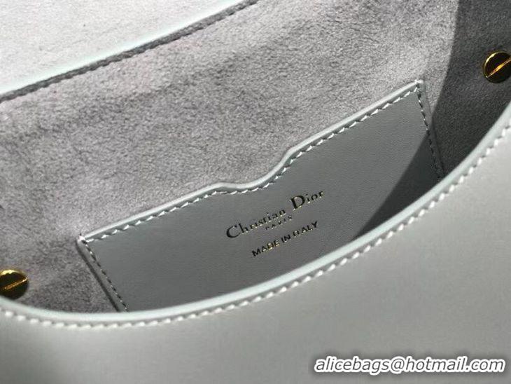 Low Price MEDIUM DIOR BOBBY BAG Box Calfskin M9319 grey