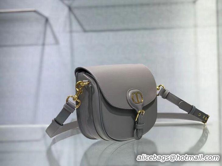 Low Price MEDIUM DIOR BOBBY BAG Box Calfskin M9319 grey