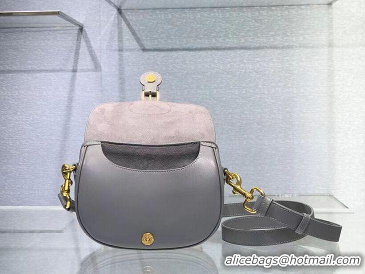 New Design SMALL DIOR BOBBY BAG Gray Box Calfskin Gray Box Calfskin M9317