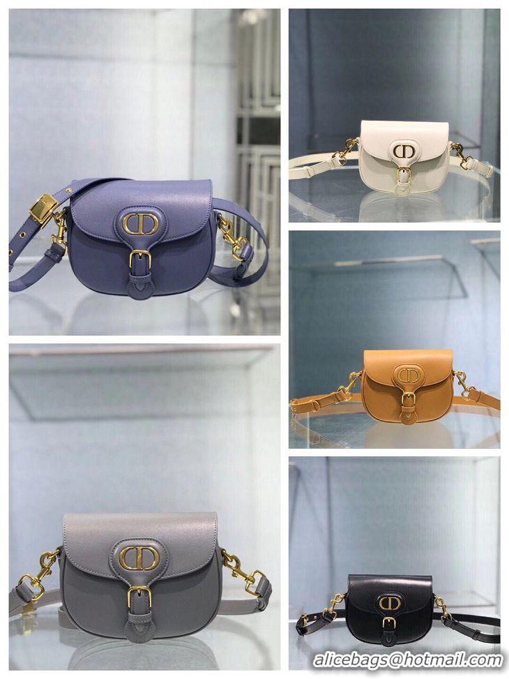 Best Price SMALL DIOR BOBBY BAG Gray Box Calfskin Gray Box Calfskin M9317 yellow