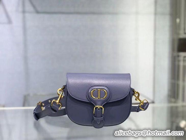 Low Price SMALL DIOR BOBBY BAG Gray Box Calfskin Gray Box Calfskin M9317 blue