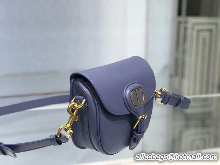 Low Price SMALL DIOR BOBBY BAG Gray Box Calfskin Gray Box Calfskin M9317 blue