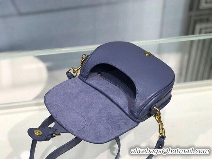 Low Price SMALL DIOR BOBBY BAG Gray Box Calfskin Gray Box Calfskin M9317 blue