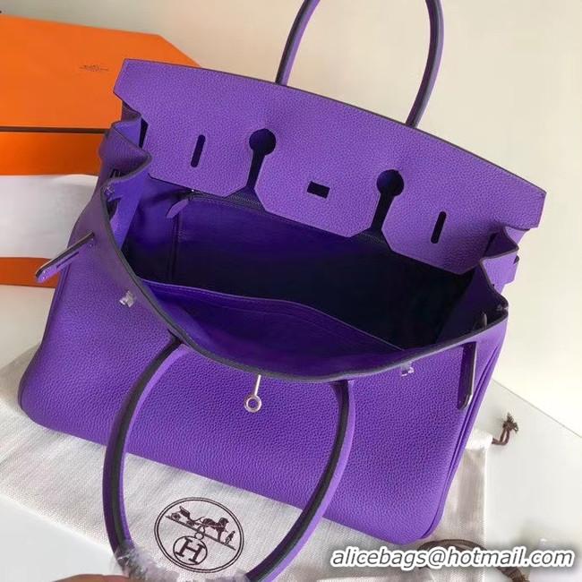 Top Design Hermes Birkin Bag Original Leather 35CM 17825 purple