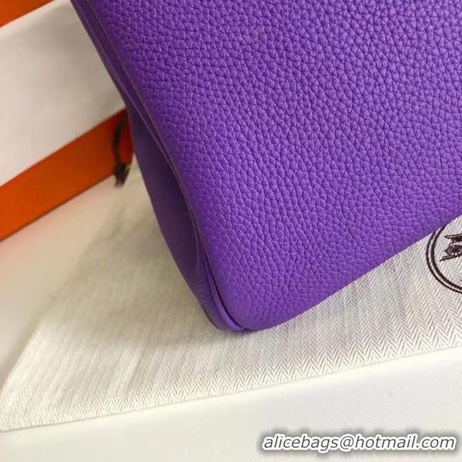 Top Design Hermes Birkin Bag Original Leather 35CM 17825 purple