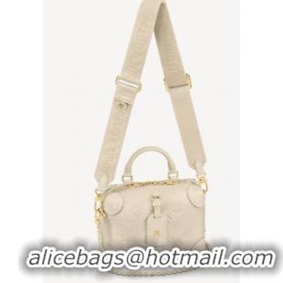 Trendy Design Louis Vuitton Original PETITE MALLE SOUPLE M45394 Cream