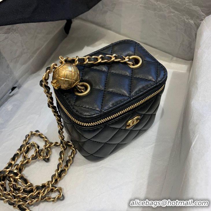 Low Price Chanel Original Small classic chain box handbag AP1447 black