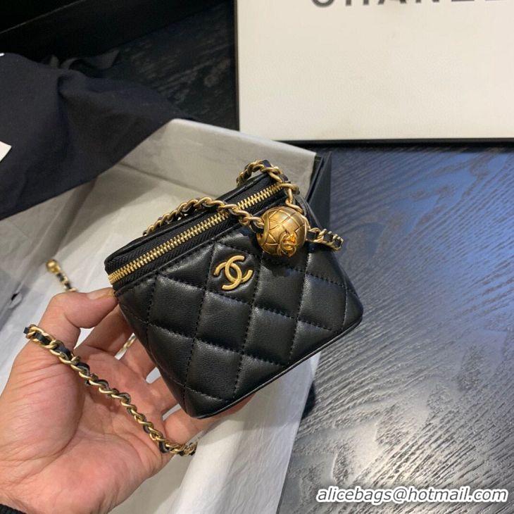 Low Price Chanel Original Small classic chain box handbag AP1447 black