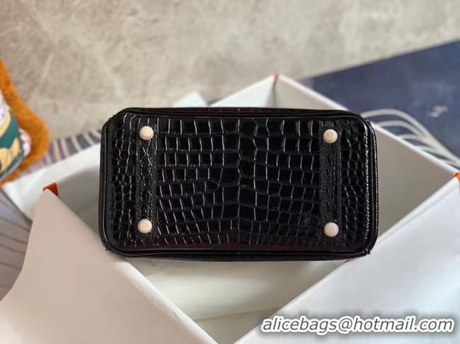 Best Grade Hermes Birkin Bag Original Leather crocodile HBK35 black