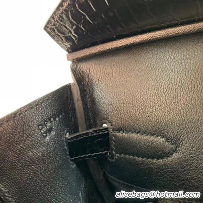 Best Grade Hermes Birkin Bag Original Leather crocodile HBK35 black