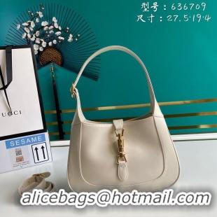 Well Crafted Gucci Jackie 1961 small hobo bag 636709 white