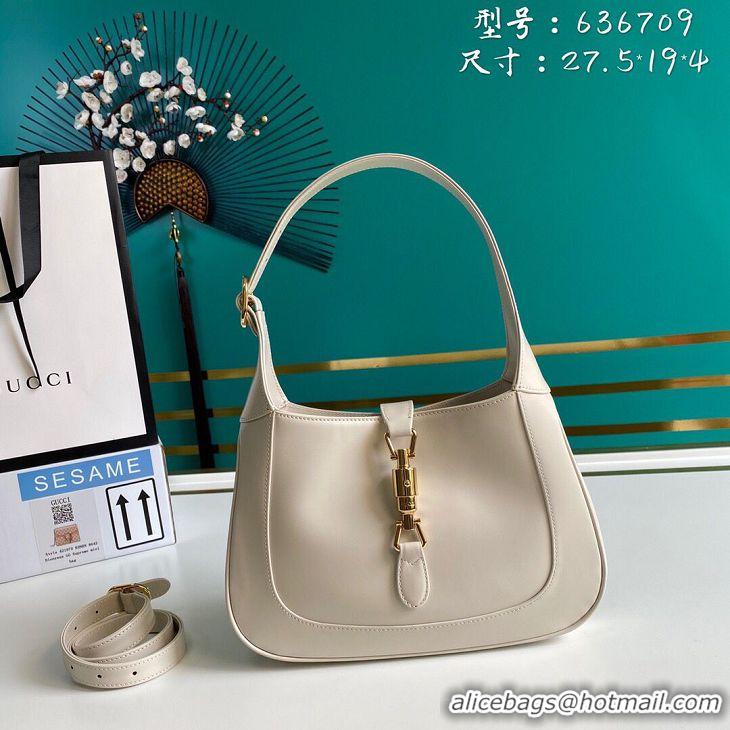 Well Crafted Gucci Jackie 1961 small hobo bag 636709 white